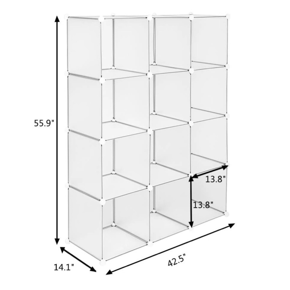 Plastic Closet System Storage Organizer